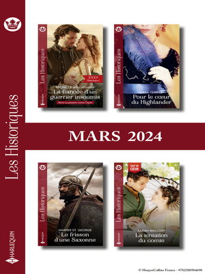 cover image of Pack mensuel Les Historiques--4 romans (Mars 2024)